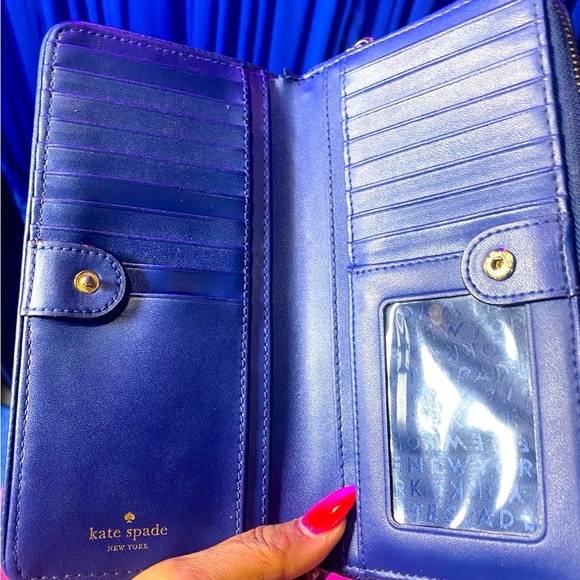 KATE SPADE Grand Street Zip Travel Wallet, EUC - Picture 3 of 4
